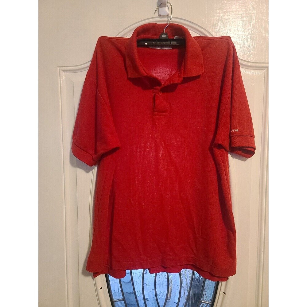 LEVI'S Polo Shirt Mens MEDIUM Red